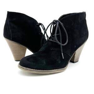 MIA Shawna Heeled Bootie Womens‎ 8 Faux Suede Bohemian Minimalist Fall Retro